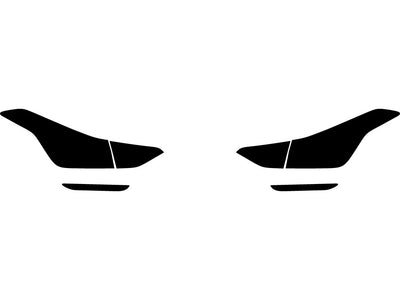 hyundai (sedan) Precut Tail Light Tint Diagram