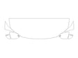 ioniq Avery Dennison Clear Bra Hood Precut PPF Diagram