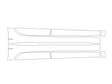 ioniq 3M Clear Bra Door Cup Precut PPF Diagram