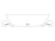 ioniq 5 Avery Dennison Clear Bra Hood Precut PPF Diagram