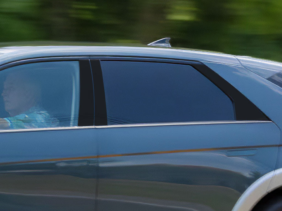 hyundai ioniq 5 2022-2024 Matte Black Pillar Cover Diagram