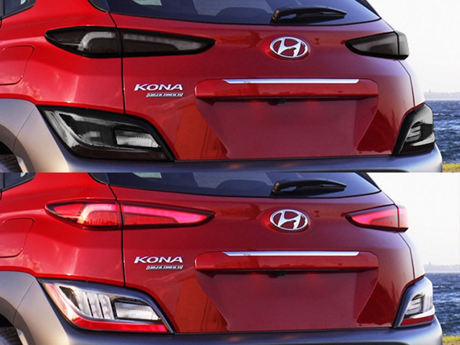 kona Before and After Smoked Taillights