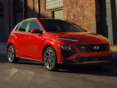 hyundai kona 2018-2023 Pillar Post Trim Installation Location