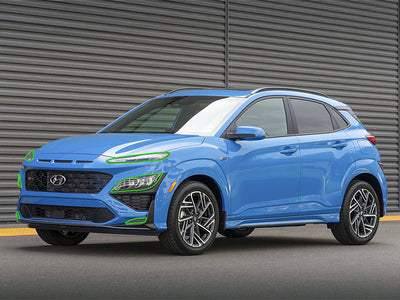 hyundai kona 2018-2023 Headlight Protection Installation Location