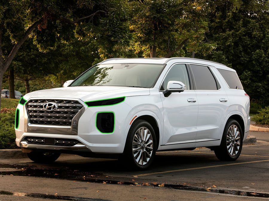 hyundai palisade 2020-2022 Headlight Tint Location