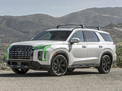 hyundai palisade 2023-2025 Headlight Protection Installation Location