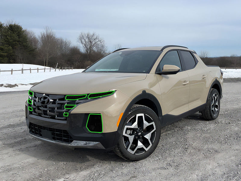 hyundai santa cruz 2022-2025 Headlight Tint Location