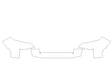 santa cruz Avery Dennison Clear Bra Bumper Precut PPF Diagram
