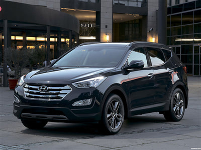 hyundai santa fe 2007-2012 Piano Black Pillar Trim