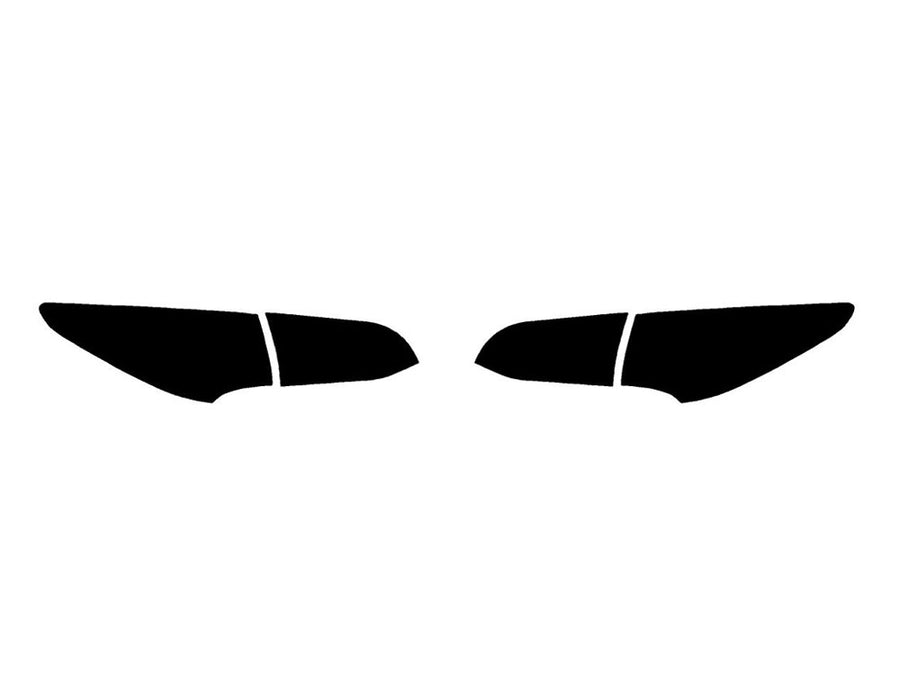 santa fe Precut Tail Light Tint Diagram
