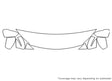 santa fe Avery Dennison Clear Bra Hood Precut PPF Diagram