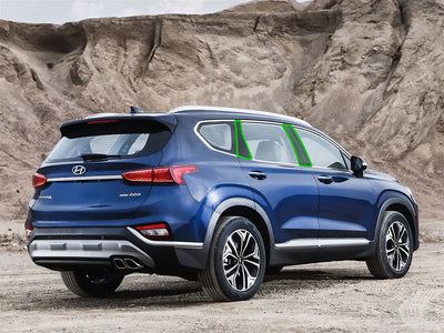 hyundai santa fe 2013-2018 Pillar Post Trim Installation Location