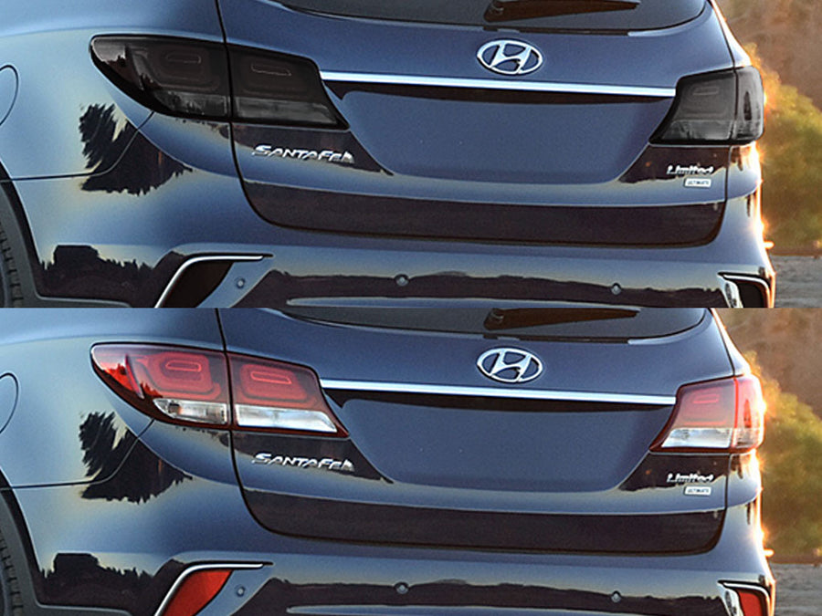 santa fe Before and After Smoked Taillights