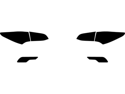 santa fe (sport) Precut Tail Light Tint Diagram