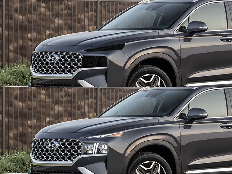 hyundai santa fe 2021-2023 Headlight Tint Appearance