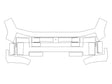 santa fe 3M Clear Bra Bumper Precut PPF Diagram