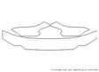 sonata 3M Clear Bra Hood Precut PPF Diagram
