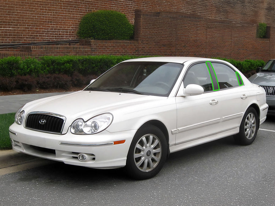 hyundai sonata 2002-2005 Pillar Post Trim Installation Location