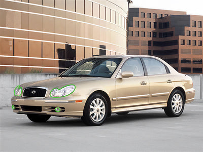 hyundai sonata 2002-2005 Headlight Protection Installation Location