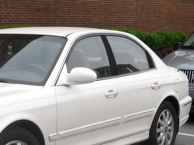hyundai sonata 2002-2005 Matte Black Pillar Cover Diagram