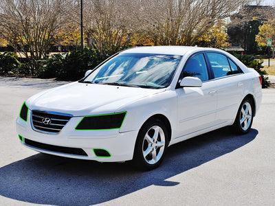 hyundai sonata 2006-2010 Headlight Tint Location