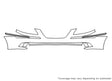 sonata Avery Dennison Clear Bra Bumper Precut PPF Diagram