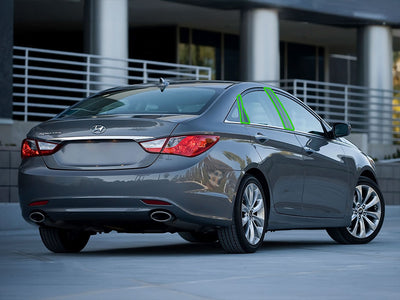 hyundai sonata 2011-2014 Pillar Post Trim Installation Location
