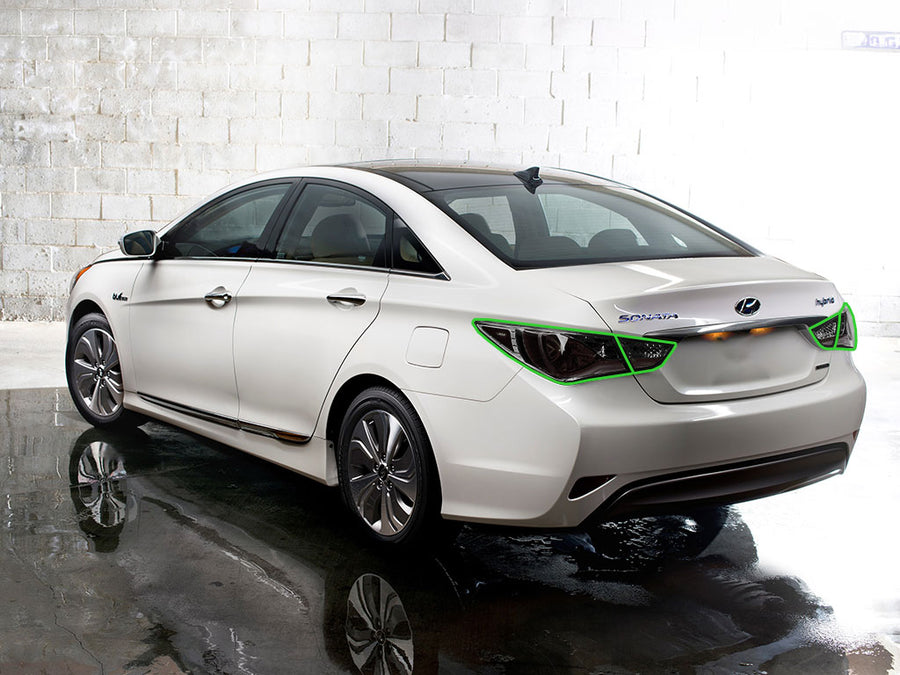 sonata Tail Light Tint Installation Points