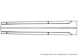 sonata Avery Dennison Clear Bra Door Splash Precut PPF Diagram