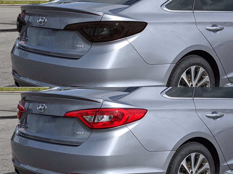 sonata Before and After Smoked Taillights