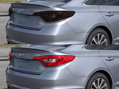 sonata Before and After Smoked Taillights