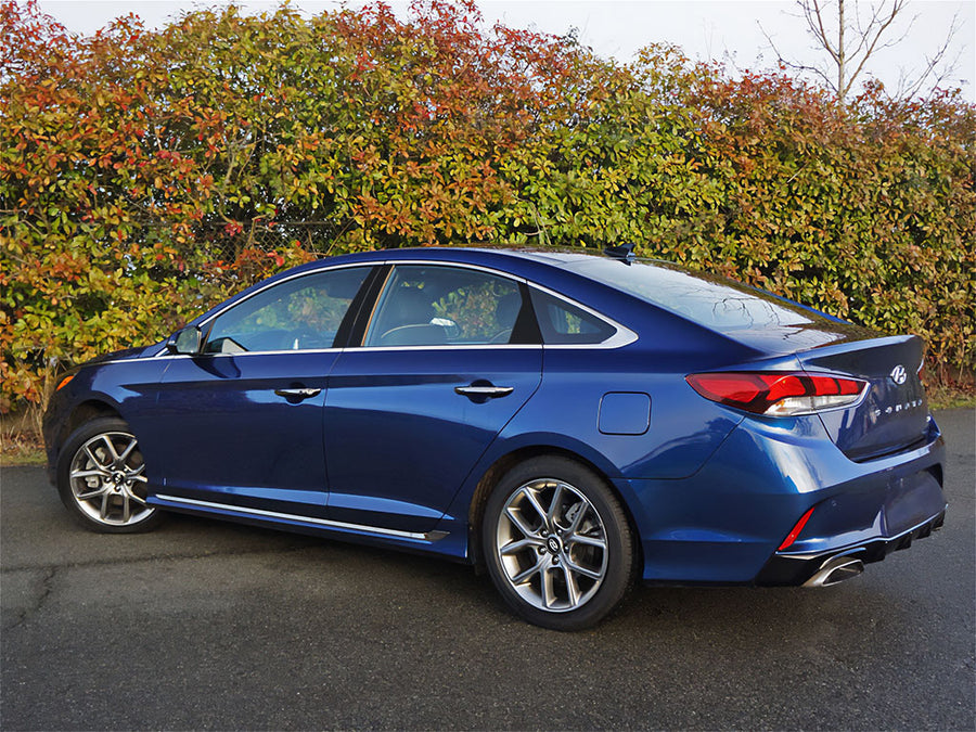 hyundai sonata 2015-2019 Piano Black Pillar Trim