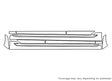 sonata Avery Dennison Clear Bra Door Splash Precut PPF Diagram
