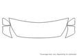 sonata 3M Clear Bra Hood Precut PPF Diagram