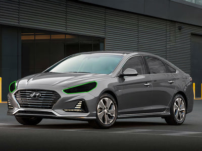 hyundai sonata 2018-2019 Headlight Tint Location