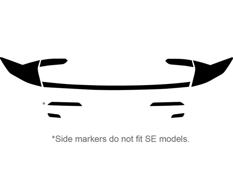 sonata (limited / sel) Precut Tail Light Tint Diagram