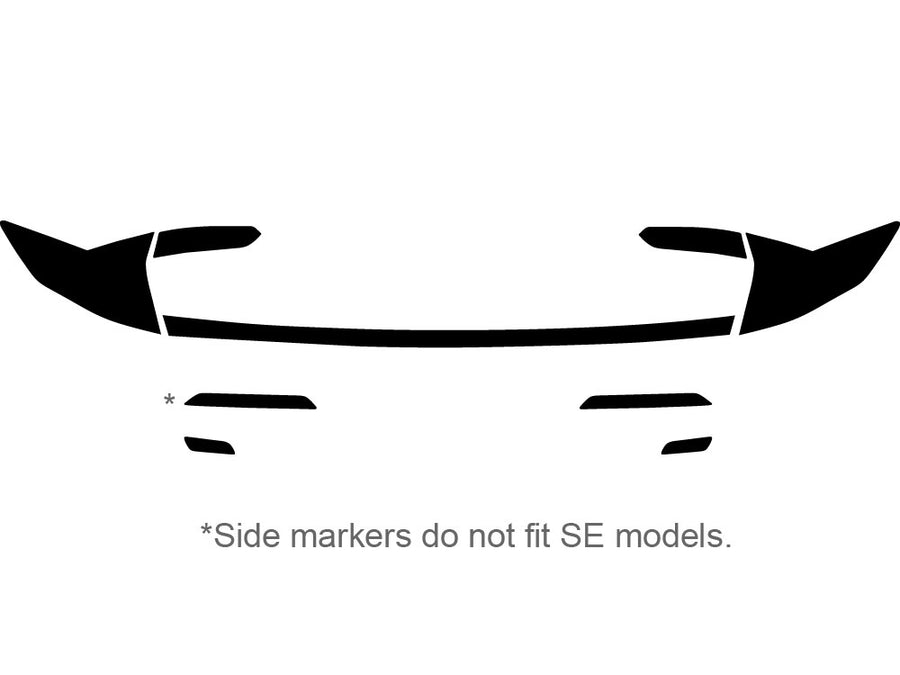sonata (limited / sel) Precut Tail Light Tint Diagram