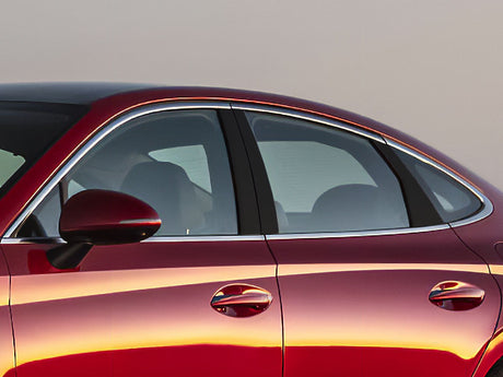 hyundai sonata 2020-2024 Matte Black Pillar Cover Diagram