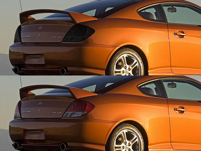 tiburon Before and After Smoked Taillights