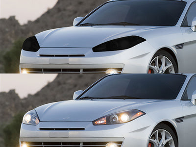 hyundai tiburon 2005-2006 Headlight Tint Appearance
