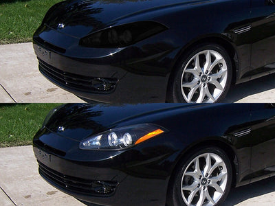 hyundai tiburon 2007-2008 Headlight Tint Appearance