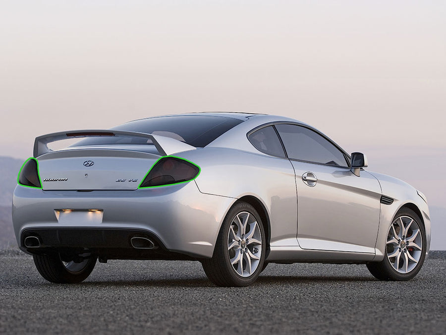 tiburon Tail Light Tint Installation Points