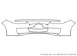 tiburon 3M Clear Bra Bumper Precut PPF Diagram
