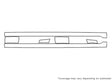 tucson 3M Clear Bra Door Cup Precut PPF Diagram