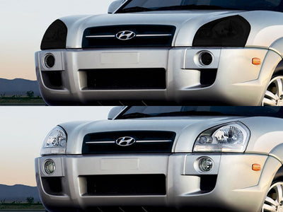 hyundai tucson 2005-2009 Headlight Tint Appearance