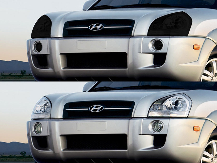 hyundai tucson 2005-2009 Headlight Tint Appearance