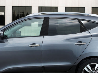 hyundai tucson 2010-2015 Carbon Fiber Pillar Cover Diagram