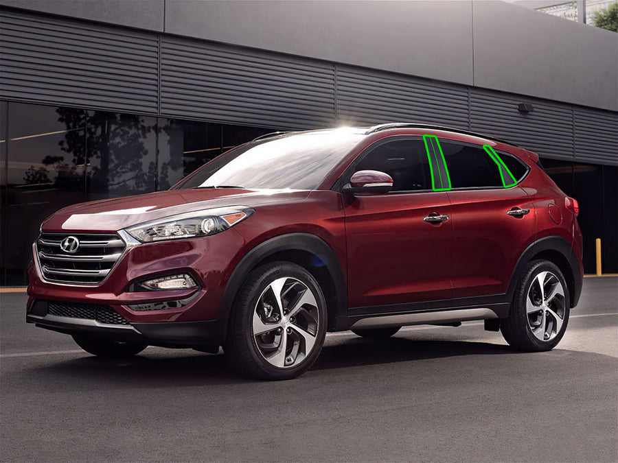hyundai tucson 2016-2021 Pillar Post Trim Installation Location