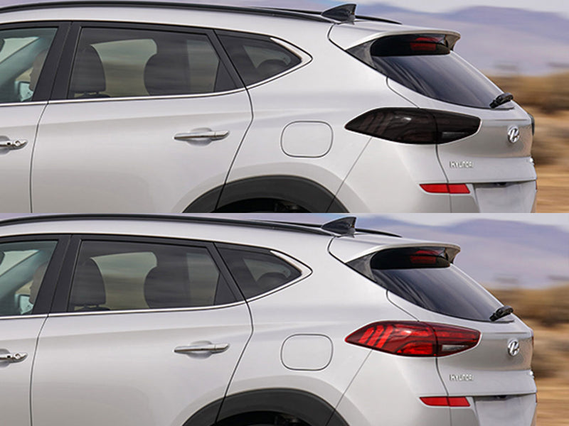 tucson Before and After Smoked Taillights