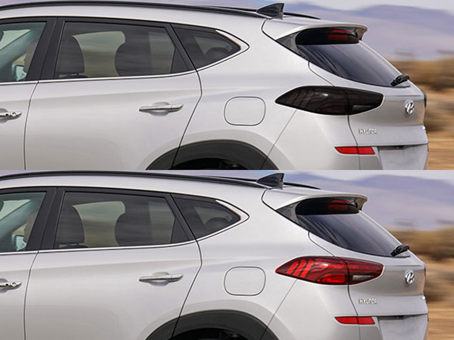 tucson Before and After Smoked Taillights